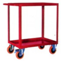 SCS-203D :  รถเข็นเหล็ก 2 ชั้น ถอดประกอบได้ รับน้ำหนัก 250  Kg.